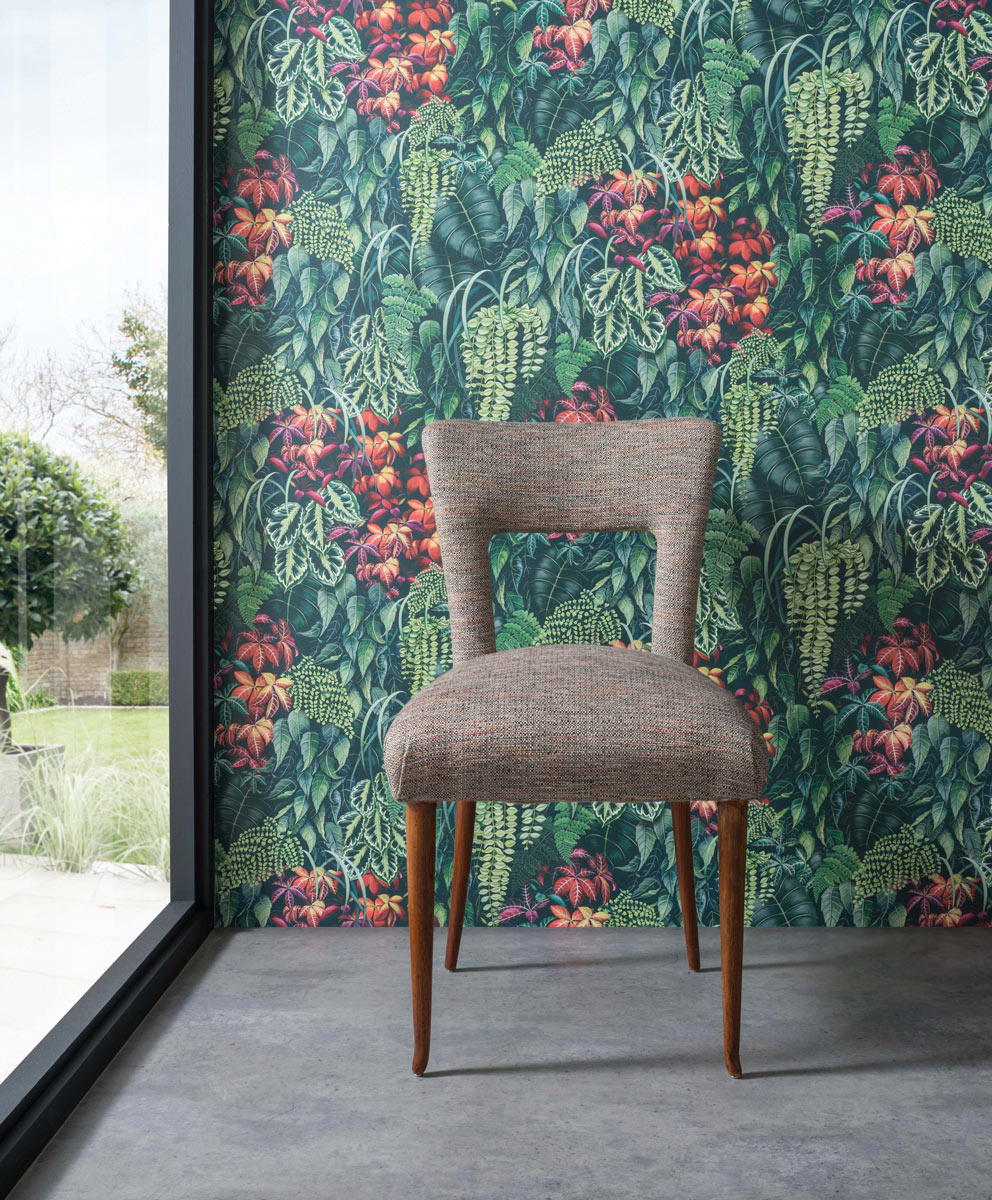 Osborne & Little Wallpaper Green Wall5195
