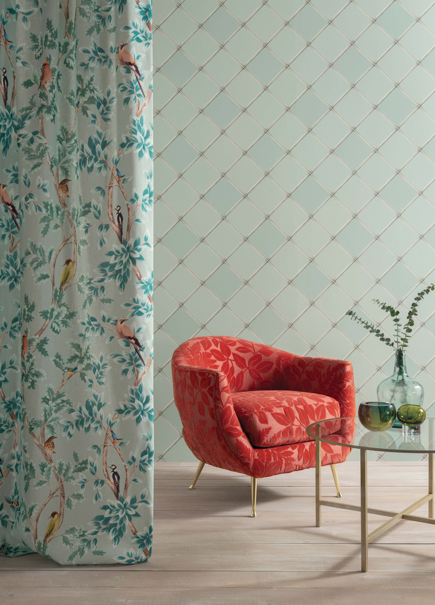 Osborne & Little Wallpaper Palm House Trellis5474