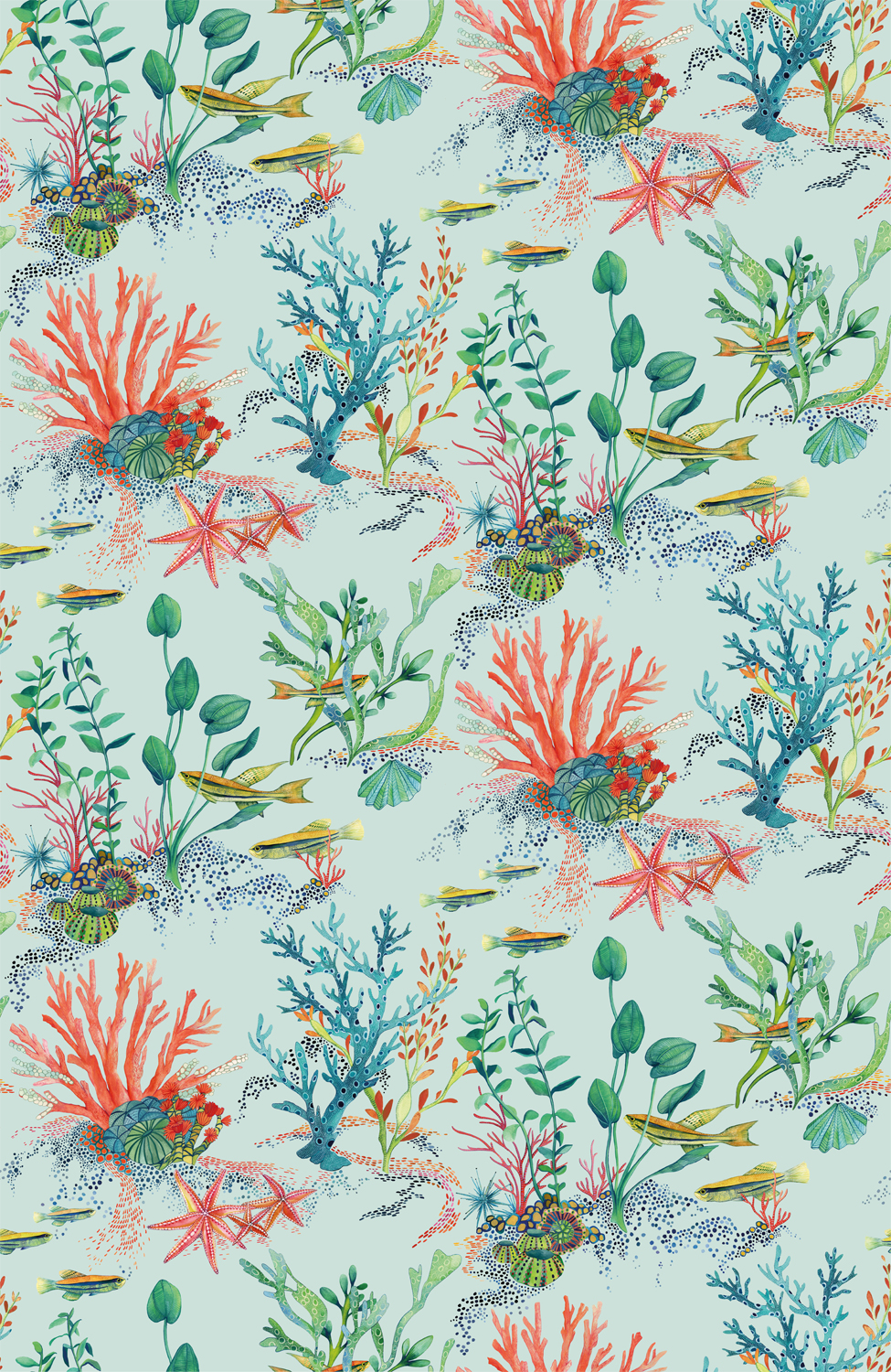 Osborne & Little Wallpaper Coralline6748