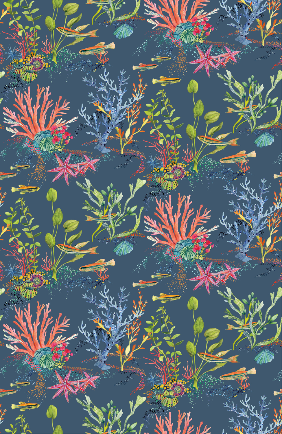 Osborne & Little Wallpaper Coralline6748