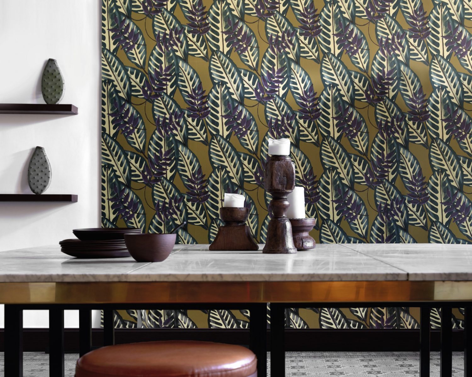 Élitis | Botanical Wallpaper Alocasia | meinewand.com