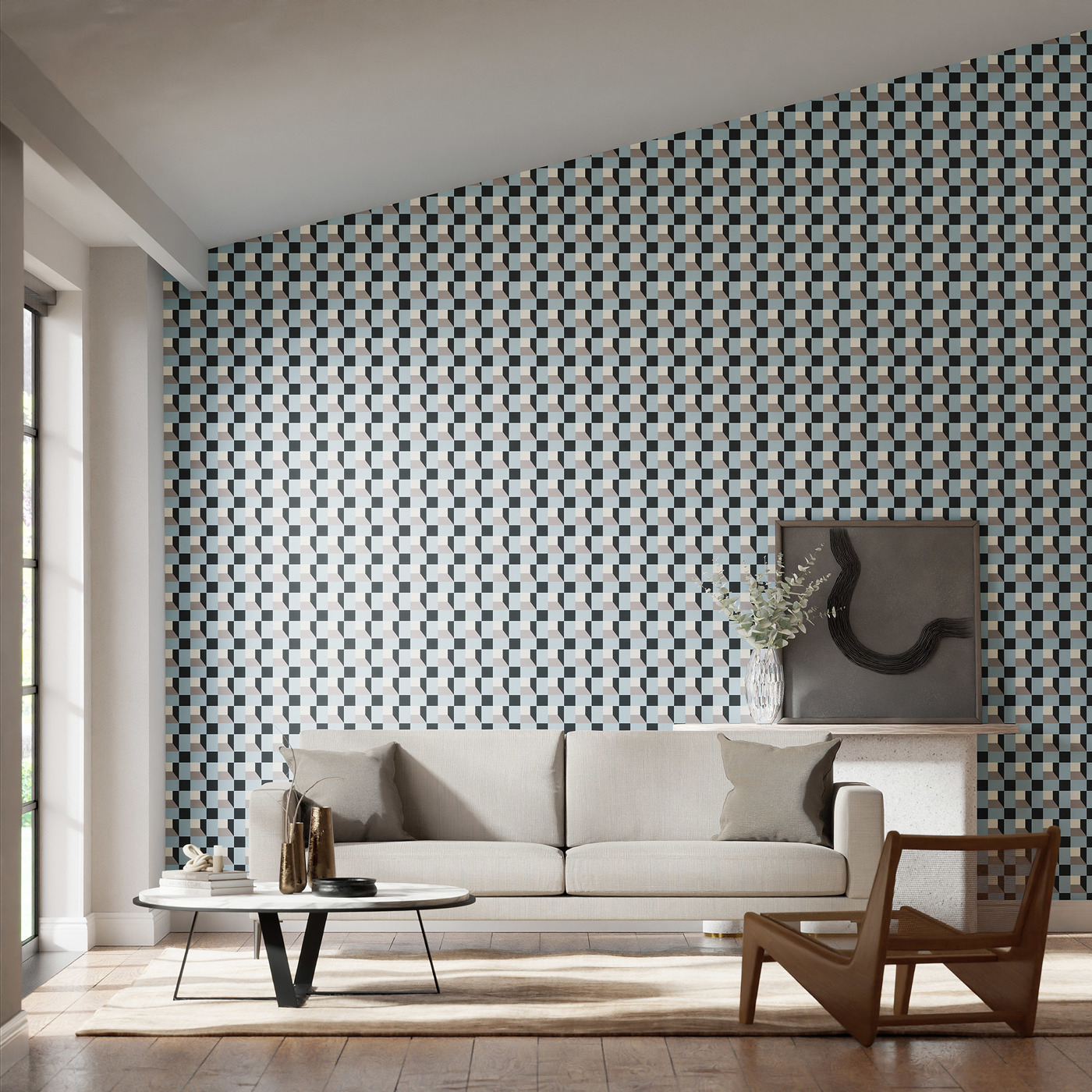 Harlequin Wallpaper Blocks7625