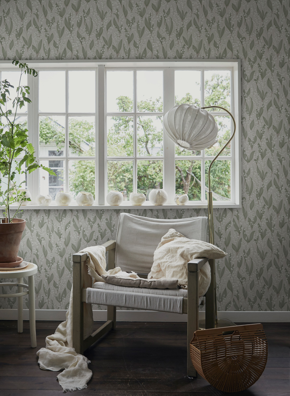Sandberg Wallpaper Special Edition Faded Passion sage green  Live Like the  Boy