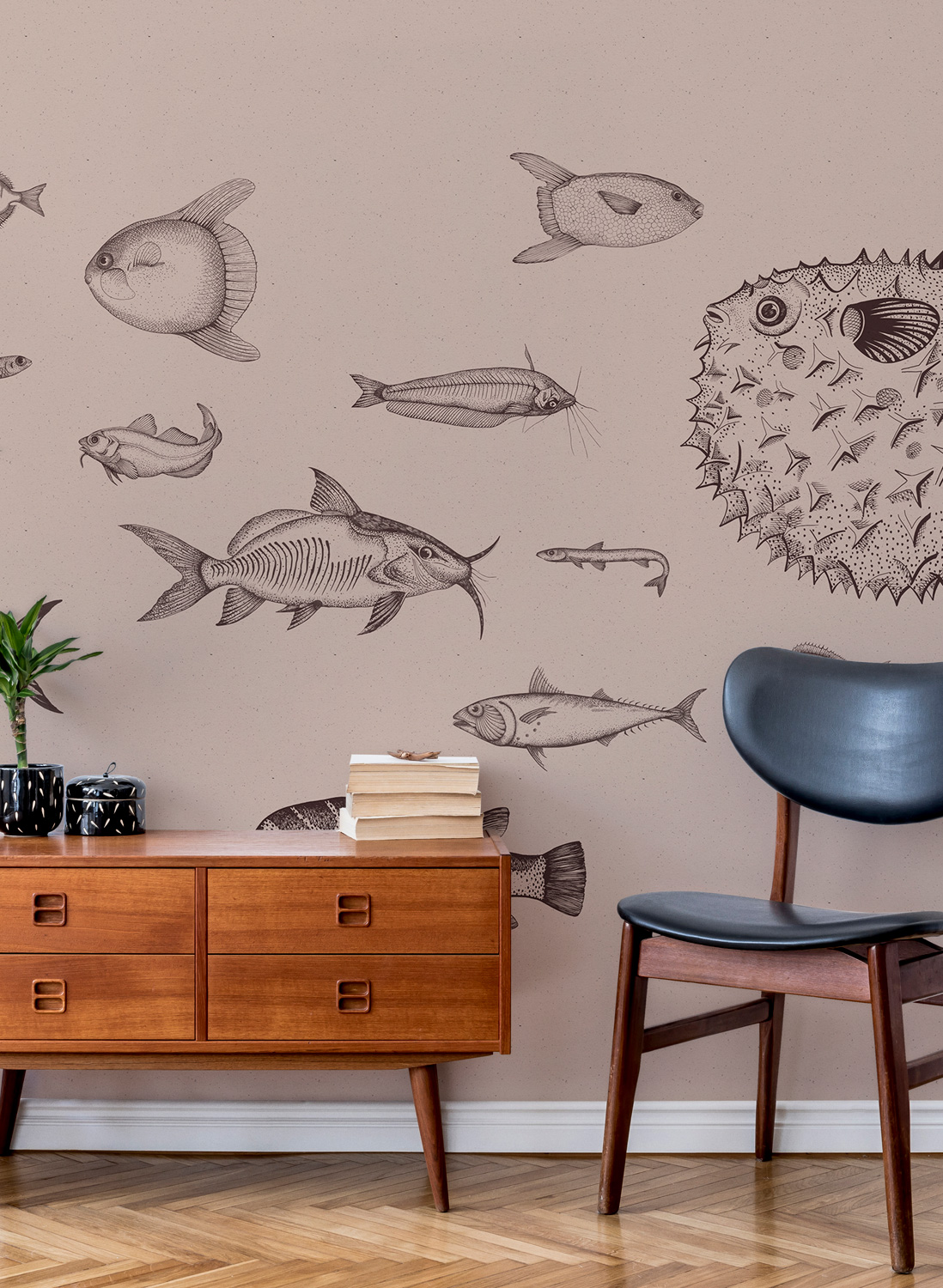 Tapeten mit maritimen Fischmotiven | Viele Varianten | meinewand.com, حجم الصورة 1098x1500
