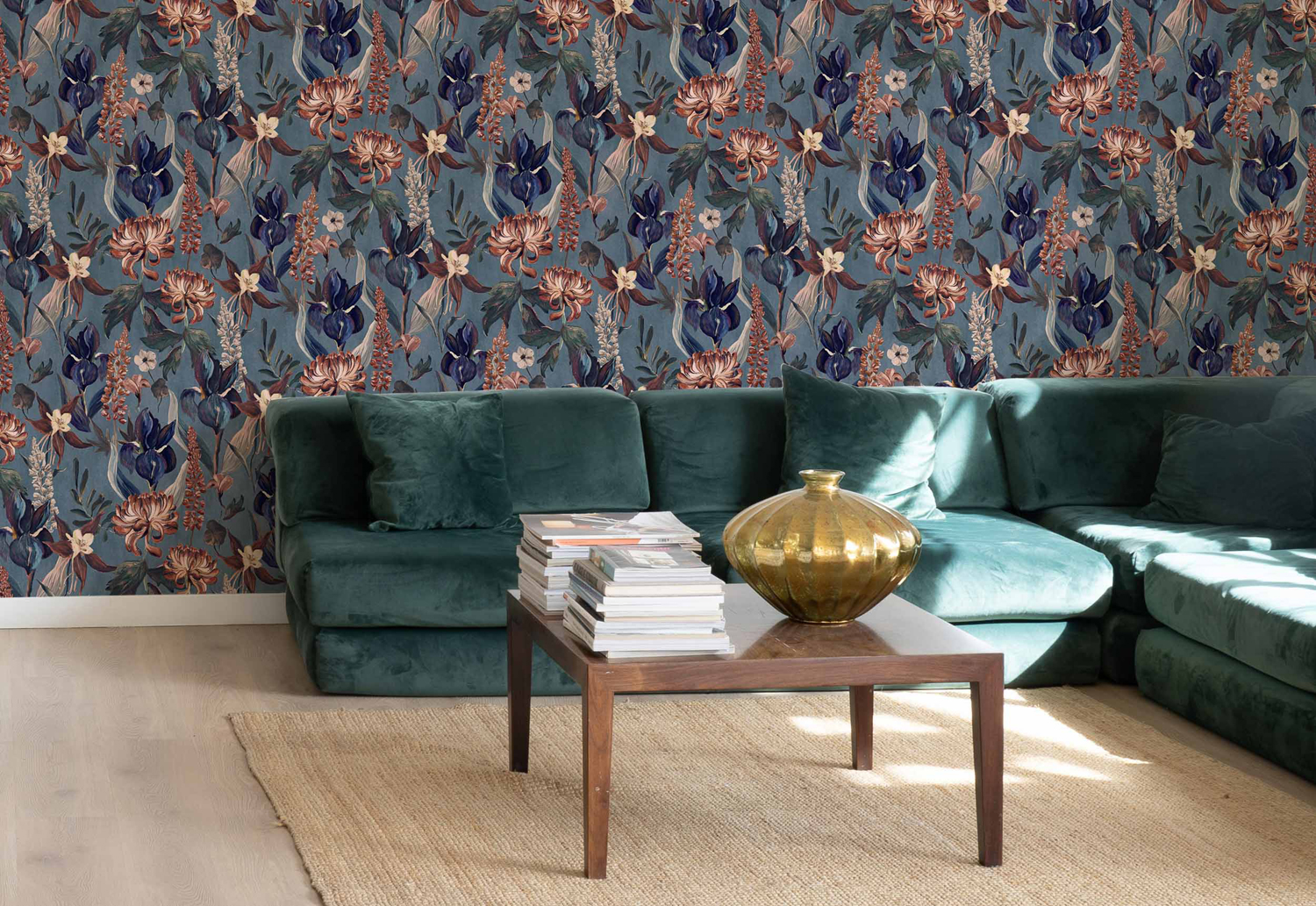 Coordonne Gatsby Metallics Mural Wallpaper | beut.co.uk
