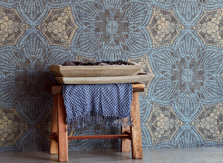 Tapeten mit afrikanischer Ornamentik
