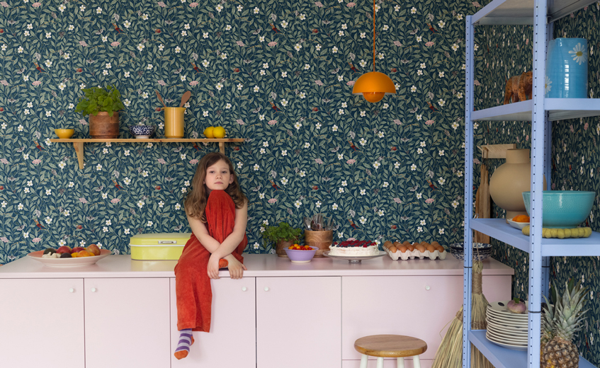 Tapeten mit Blumen und Naturmotiven für das Kinderzimmer
