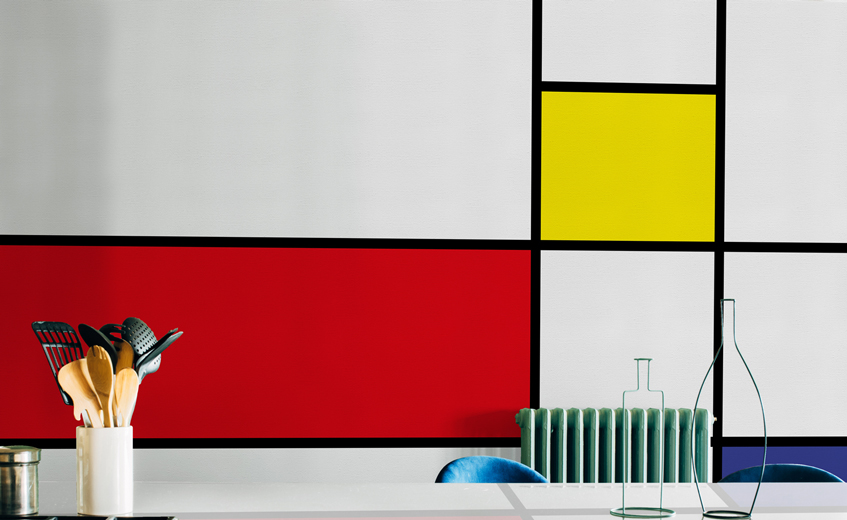 Wandbilder mit geometrischen Motiven
