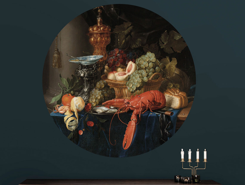 Wandbilder im alten Kunststil