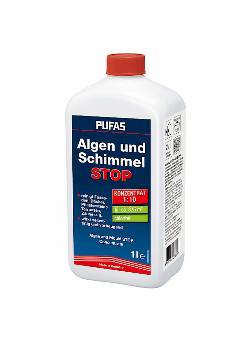 Pufas Algen und Schimmel-Stop Konzentrat - 1 L-PASK