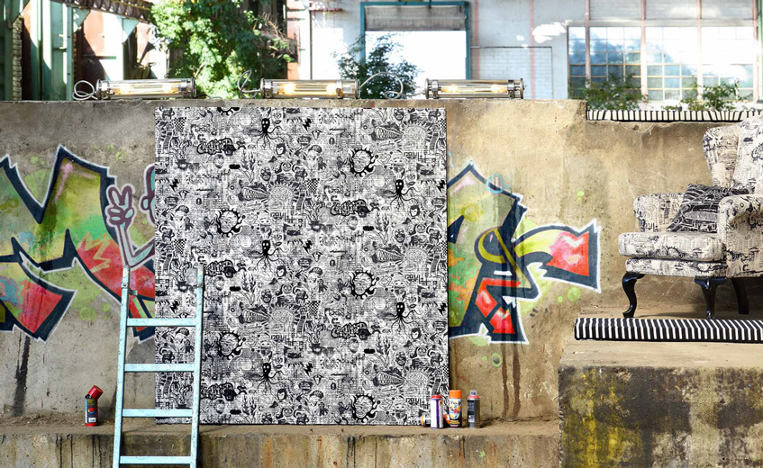 Streetart-Wandbilder