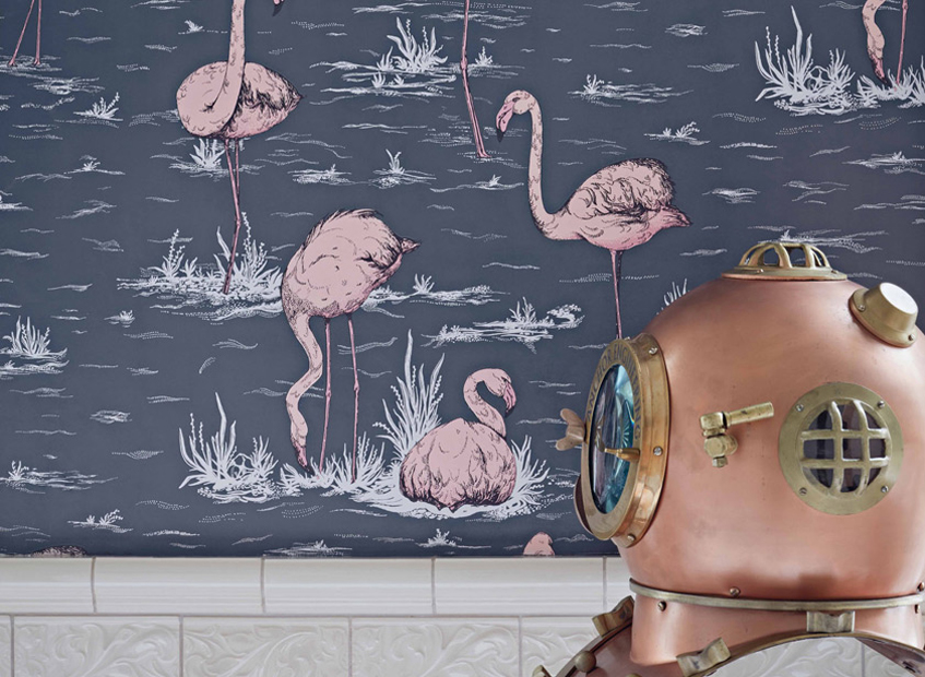 Tiertapeten im Vintage-Stil
