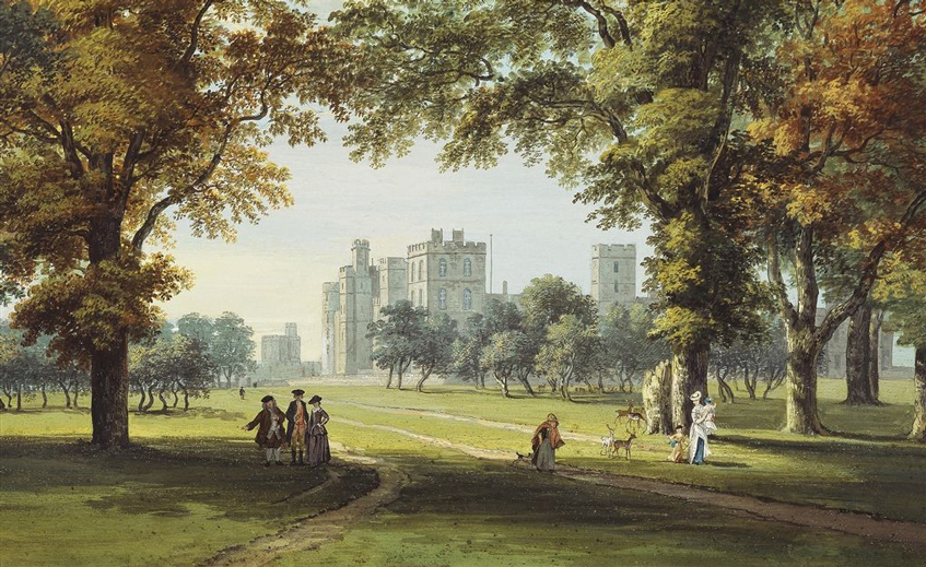 Englische Panoramatapeten