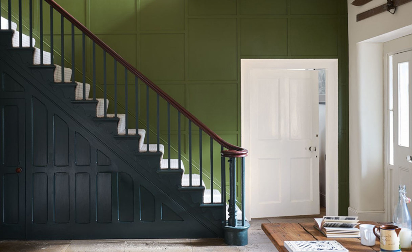 Farben von Farrow & Ball für Holz- und Metallflächen im Innenbereich